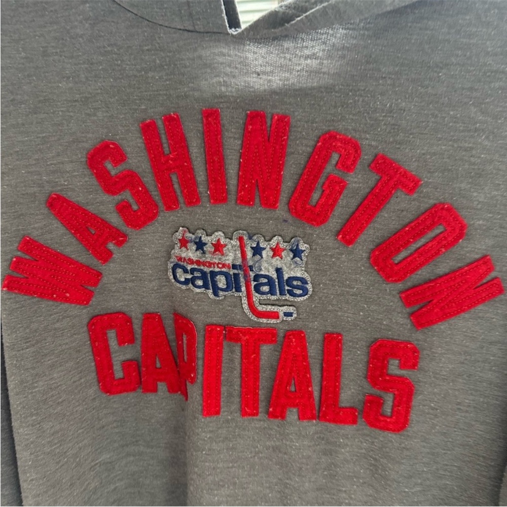 Fanatics Gray and Red Hoodie